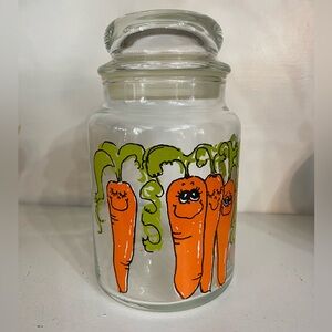 Anchor Hocking Storage Canister - Carrots